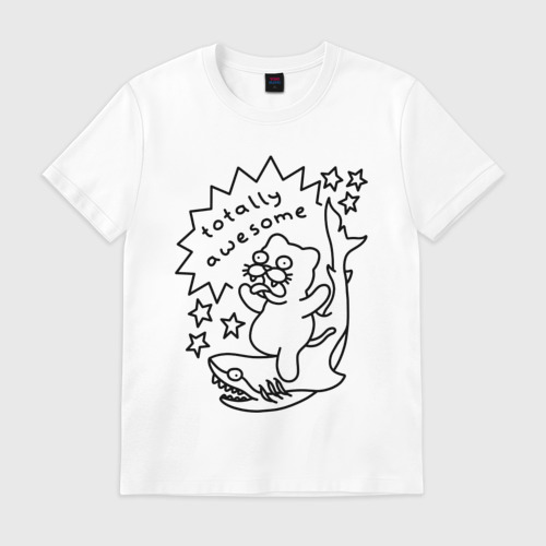 Футболка из хлопка "Awesome Shark" фото 1
