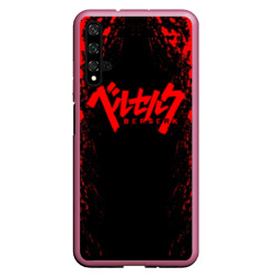 Чехол для Honor 20 Berserk logo red