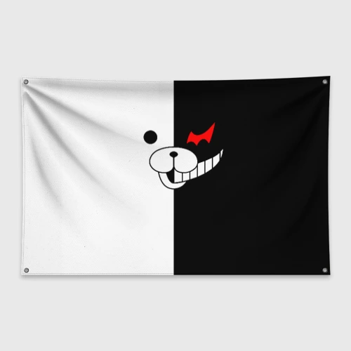 Флаг-баннер Monokuma капюшон Монокума
