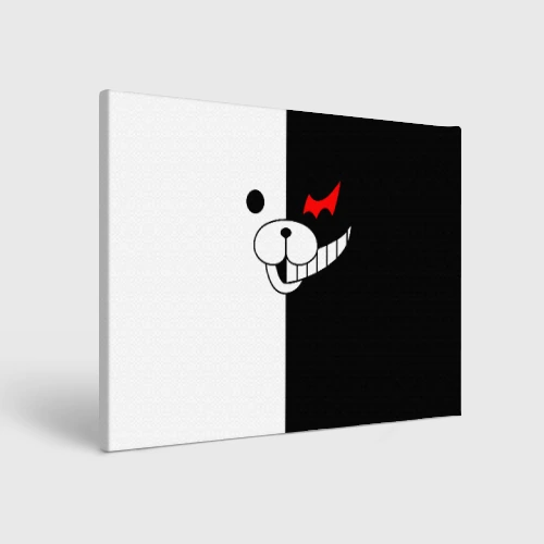 Холст прямоугольный Monokuma капюшон Монокума
