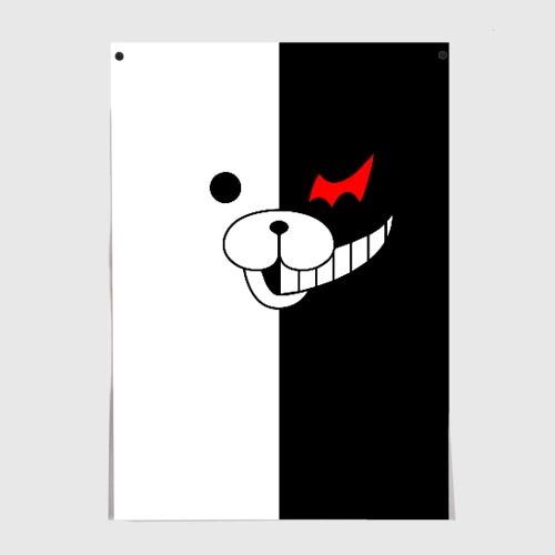 Постер Monokuma капюшон Монокума