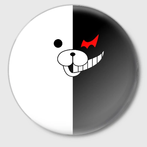 Значок Monokuma капюшон Монокума