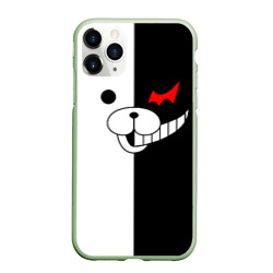 Чехол для iPhone 11 Pro матовый Monokuma капюшон Монокума