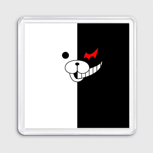 Магнит 55*55 Monokuma капюшон Монокума