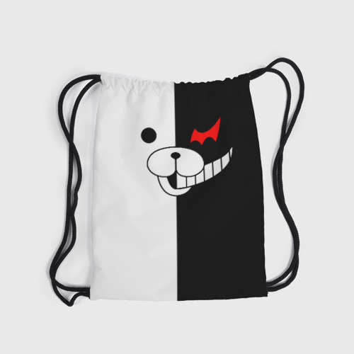 Рюкзак-мешок 3D Monokuma капюшон Монокума - фото 6