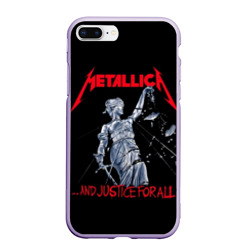 Чехол для iPhone 7Plus/8 Plus матовый Metallica Металлика Металика