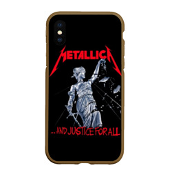 Чехол для iPhone XS Max матовый Metallica Металлика Металика