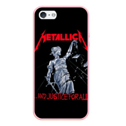 Чехол для iPhone 5/5S матовый Metallica Металлика Металика