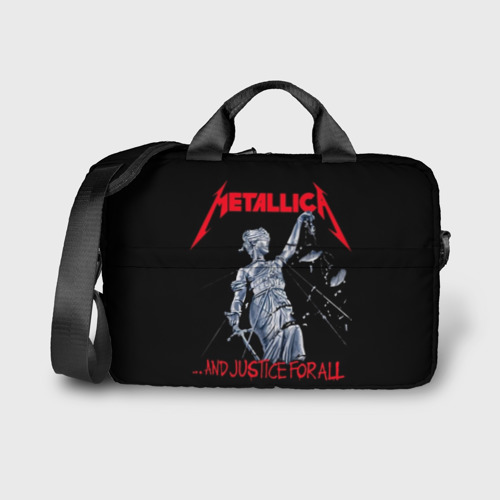 Сумка для ноутбука 3D Metallica Металлика Металика, цвет 3D печать