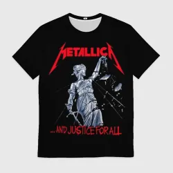 Мужская футболка 3D Metallica Металлика Металика