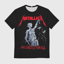 Мужская футболка 3D Metallica Металлика Металика