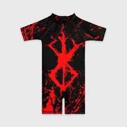 Детский купальный костюм 3D Berserk logo elements