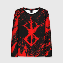 Женский лонгслив 3D Berserk logo elements