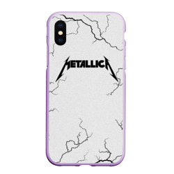 Чехол для iPhone XS Max матовый Metallica