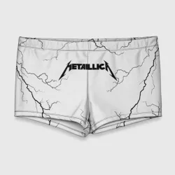 Мужские купальные плавки 3D Metallica