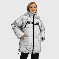 Женская зимняя куртка Oversize Metallica - фото 2