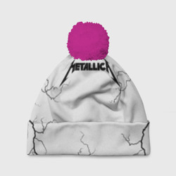 Шапка 3D c помпоном Metallica