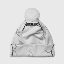 Шапка 3D c помпоном Metallica