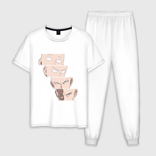 Мужская пижама хлопок Saitama Face