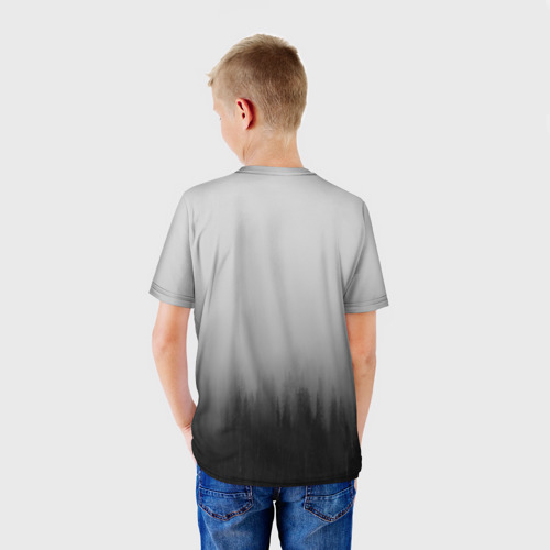 Детская футболка 3D Death Stranding Лес, цвет 3D печать - фото 4