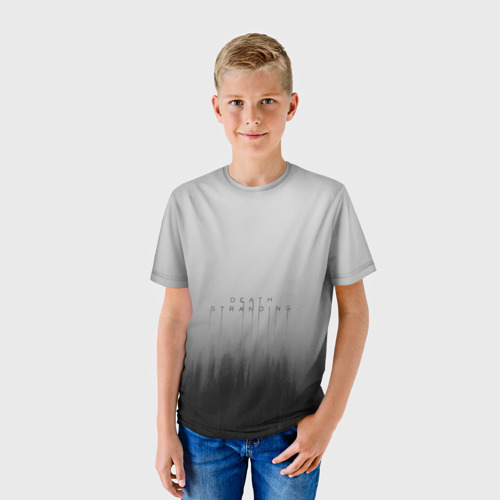Детская футболка 3D Death Stranding Лес, цвет 3D печать - фото 3