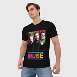 Мужская футболка 3D Muse pop-art - фото 2