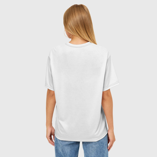 Женская футболка oversize 3D Muse, цвет 3D печать - фото 4