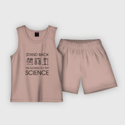 Детская пижама с шортами хлопок Наука на практике
