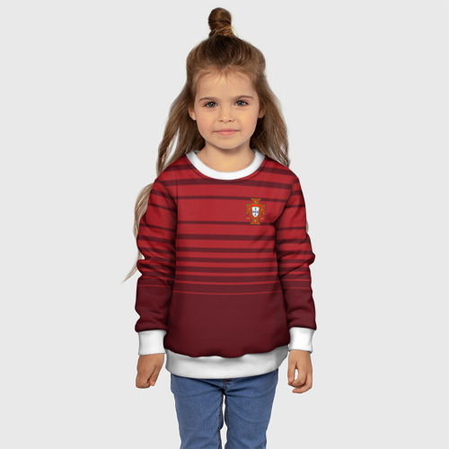 Детский свитшот 3D Сборная Португалии, цвет 3D печать - фото 7