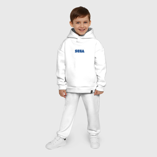 Детский костюм хлопок Oversize Sega, цвет белый - фото 9