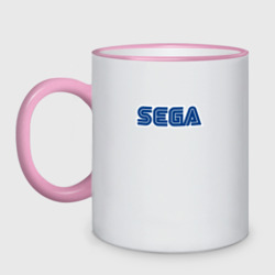 Кружка двухцветная Sega