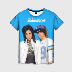 Tokio Hotel poster – Женская футболка 3D с принтом купить со скидкой в -26%