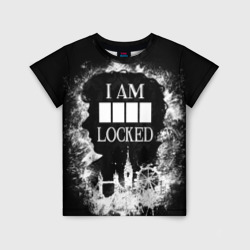 Детская футболка 3D I am locked