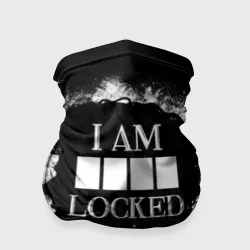 Бандана-труба 3D I am locked