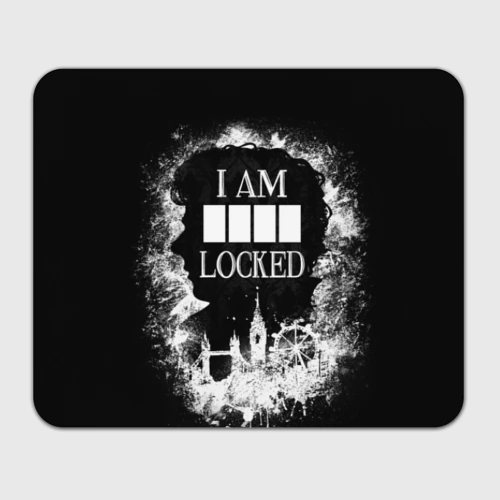 Прямоугольный коврик для мышки I am locked