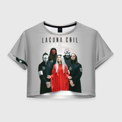 Женская футболка Crop-top 3D Lacuna Coil