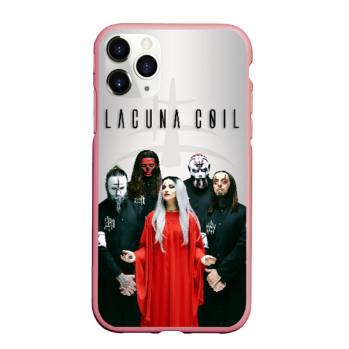 Чехол для iPhone 11 Pro Max матовый Lacuna Coil, цвет баблгам