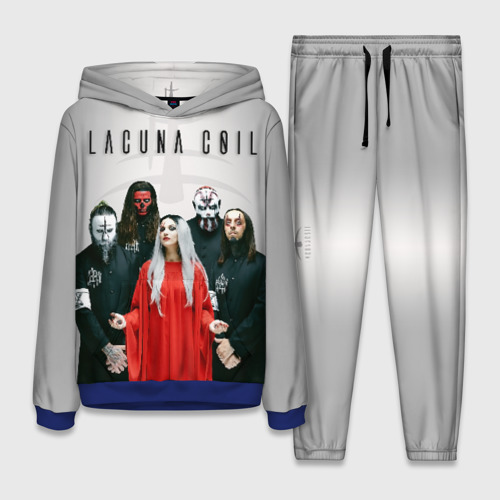 Женский костюм с толстовкой 3D Lacuna Coil, цвет синий