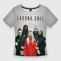 Женская футболка 3D Slim Lacuna Coil