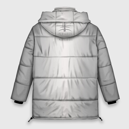 Женская зимняя куртка 3D с принтом Lacuna Coil, вид сзади #1
