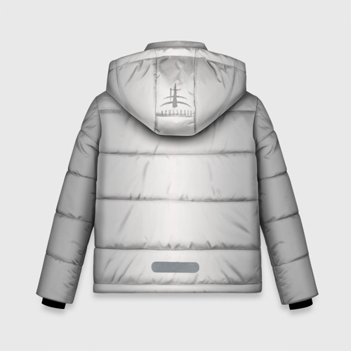 Зимняя куртка для мальчиков 3D с принтом Lacuna Coil, вид сзади #1