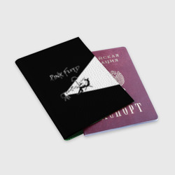 Обложка для паспорта матовая кожа Pink Floyd - Comfortably Numb - фото 2