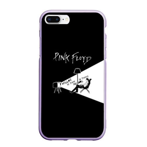 Чехол для iPhone 7Plus/8 Plus матовый Pink Floyd - Comfortably Numb, цвет светло-сиреневый