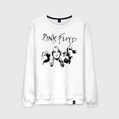 Мужской свитшот хлопок Pink Floyd, цвет белый