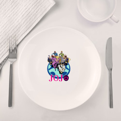 Набор: тарелка + кружка Герои JoJo's Bizarre Adventure - фото 2