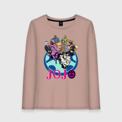 Женский лонгслив хлопок Герои JoJo's Bizarre Adventure