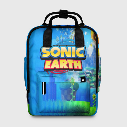 Женский рюкзак 3D Sonic earth