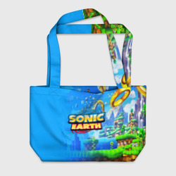 Пляжная сумка 3D Sonic earth