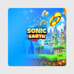 Магнит виниловый Квадрат Sonic earth