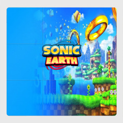 Магнитный плакат 3Х3 Sonic earth